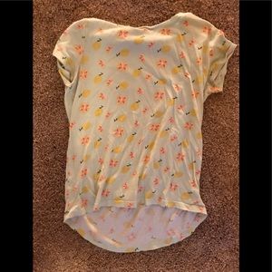 cute teal fruit shirt